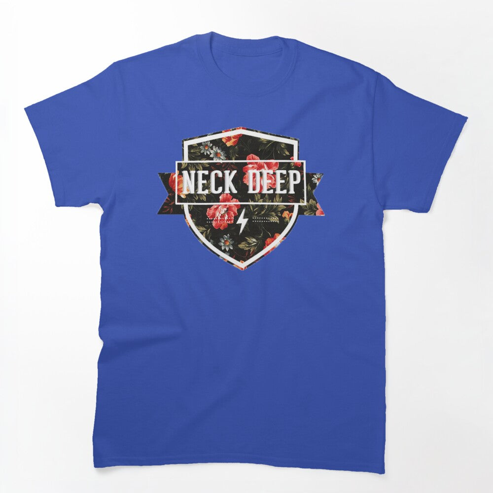 Neck Deep Floral Logo Shirt
