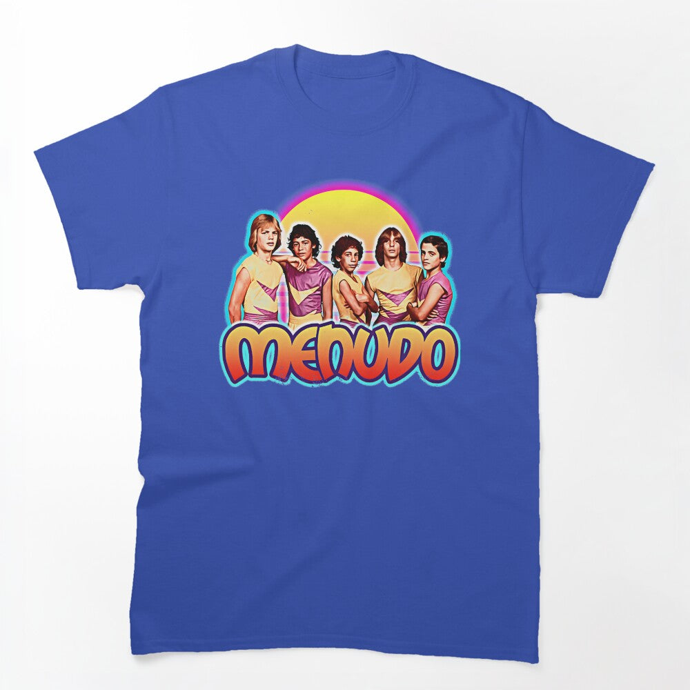 Menudo Yellow Purple Distressed Shirt