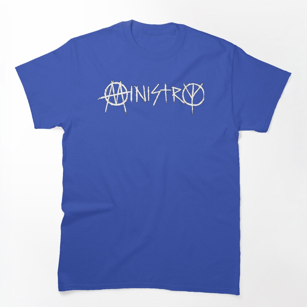 Industrial Metal Band Logo Typography Shirt