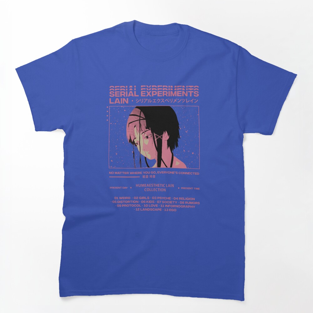 Serial Experiments Lain Aesthetic Shirt