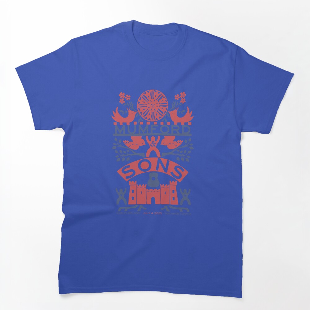 Mumford & Sons Dublin Tour 2025 Shirt