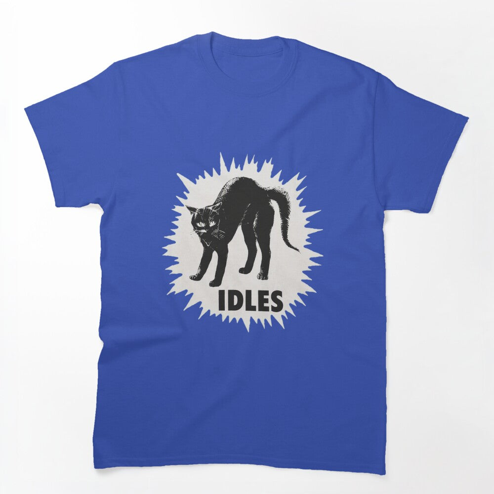IDLESS Blacks Cát Punk Rock Band Shirt