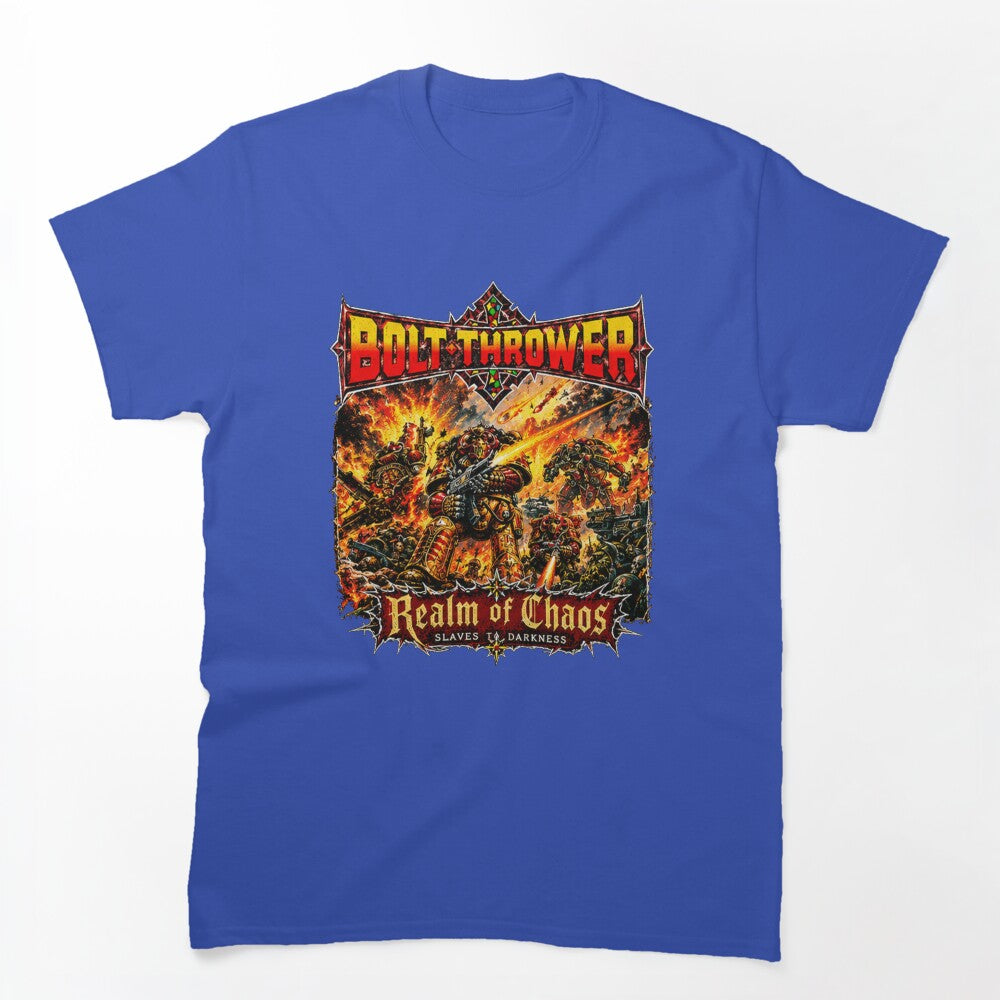Bolt Thrower Metal Band Realm Of Chaos Album Vintage Artwork Shirt
