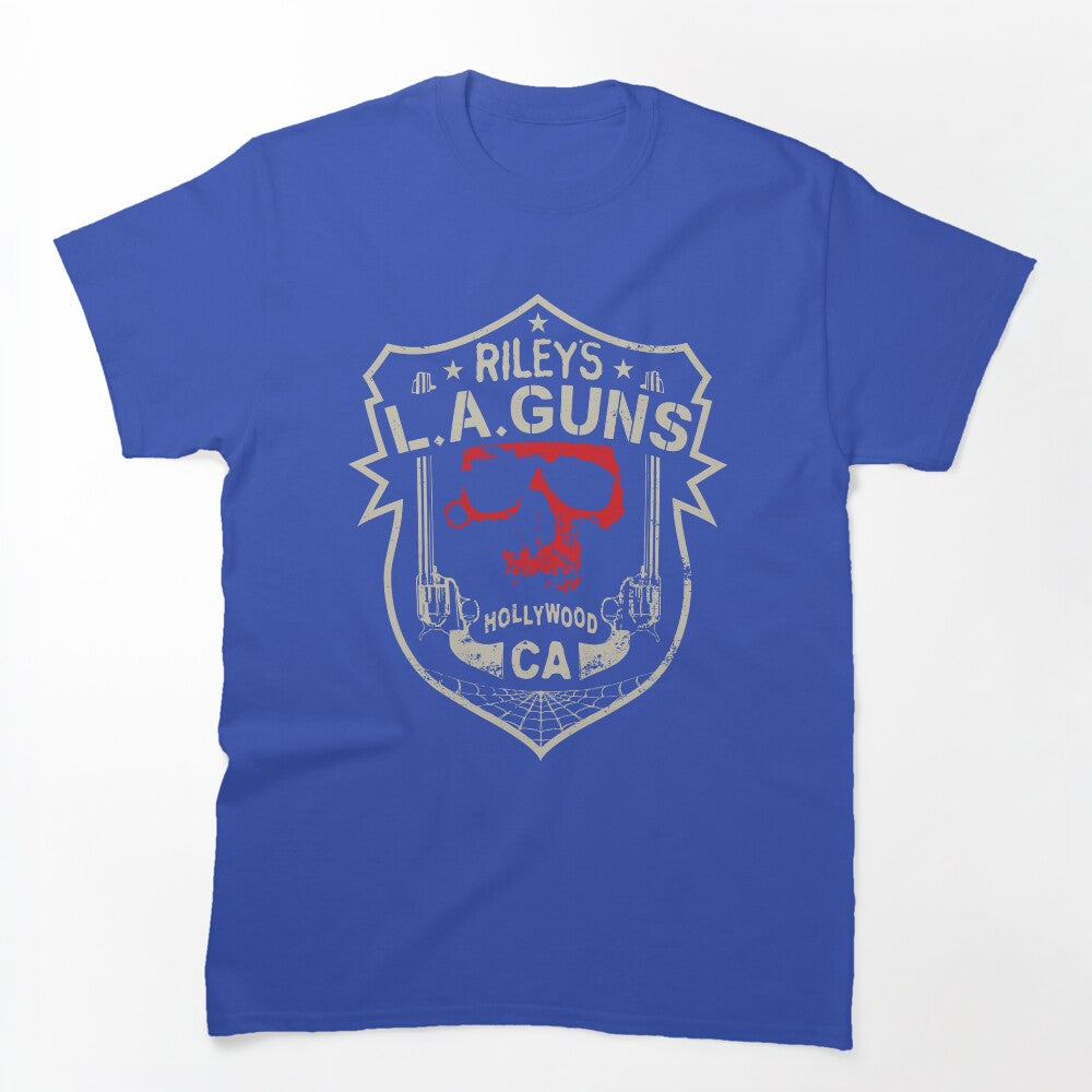 Riley's L A GUNS Official Logo Red Skull By TheKellyNickels Shirt