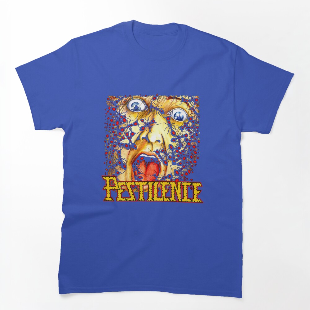 Face & Ants Design Death Metal Bandv Shirt