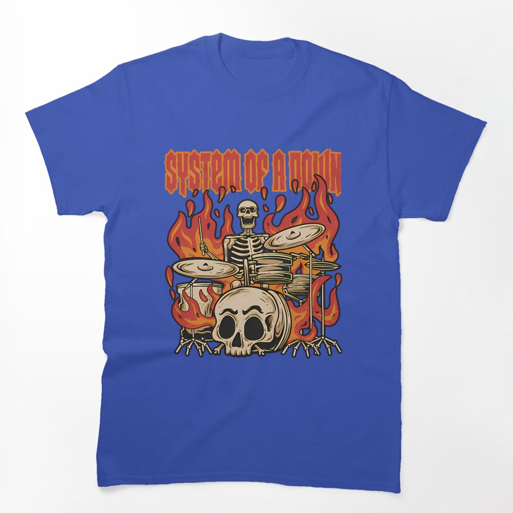 Rock Concert Music Band SoaD Vintage Metal Shirt