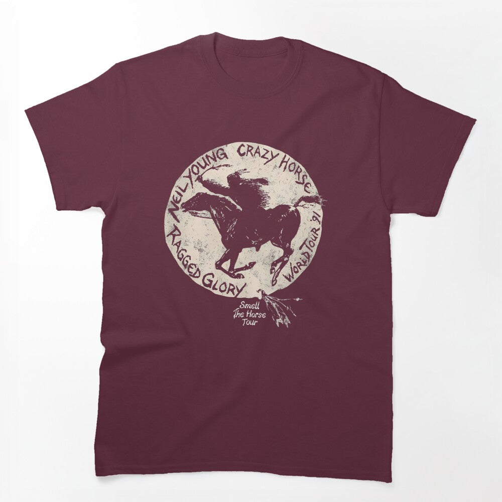 Neil Young Crazy Horse World Tour Tragged Glory Shirt