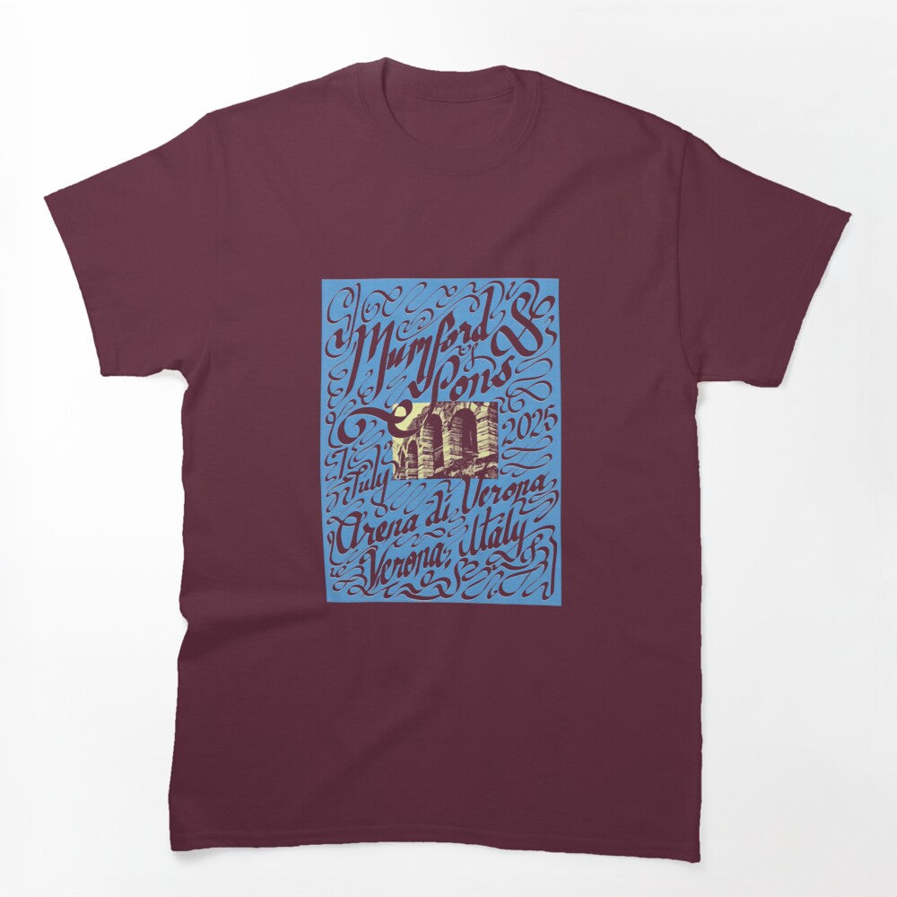 Mumford & Sons Verona Tour 2025 Shirt