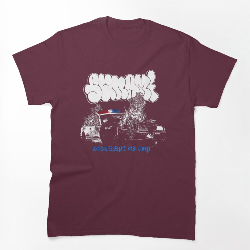 Sunami Contempt Burn Car Shirt