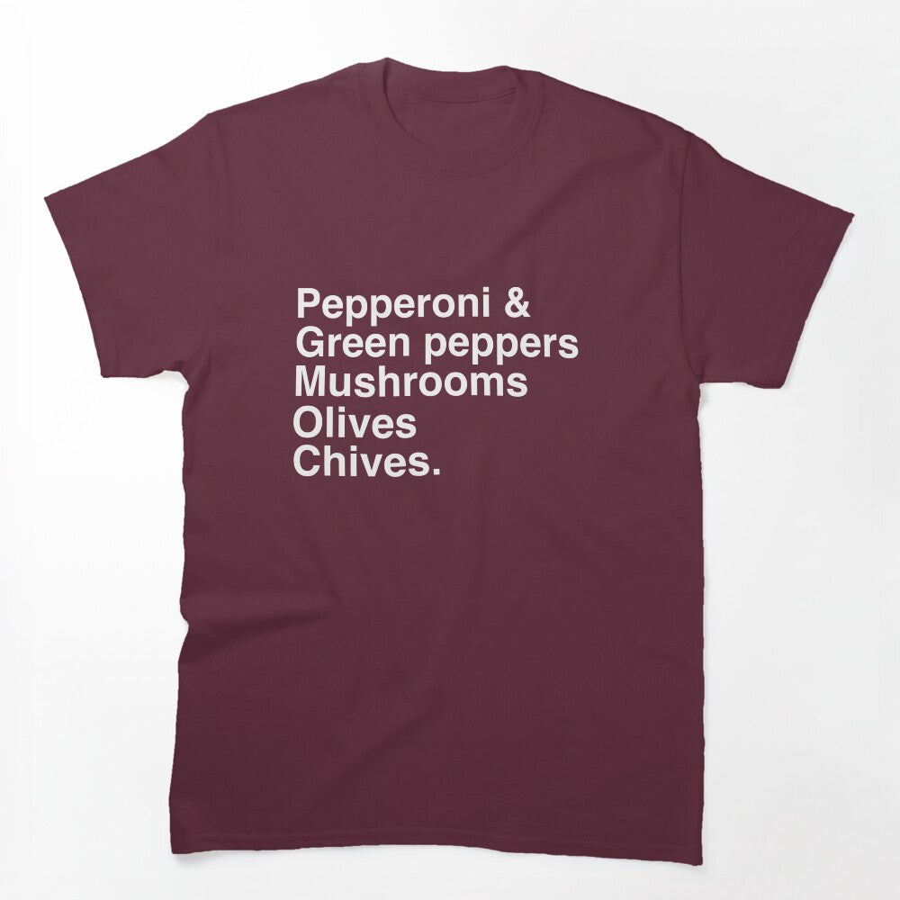 Pepperoni And Green Peppers Shirt