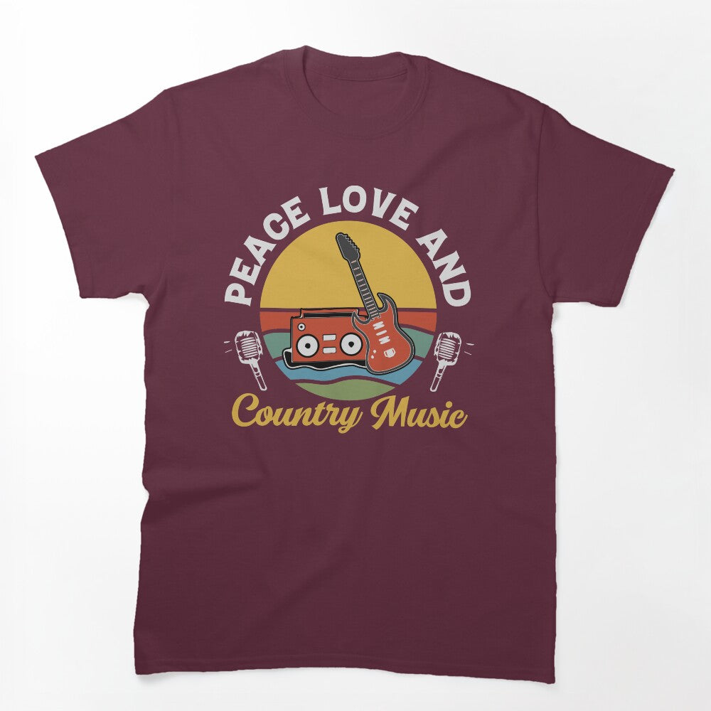 PEACE LOVE AND COUNTRY MUSIC COLLECTION Shirt