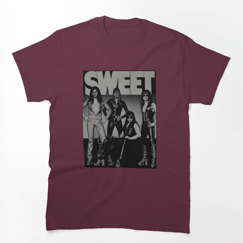 Sweet British Glam Rock Group Portrait Shirt