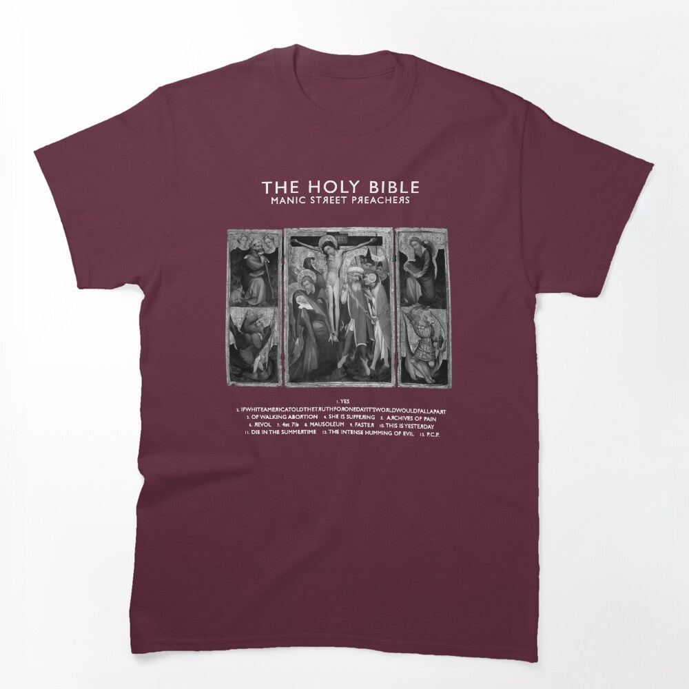 Manic Street Preachers Holy Bible Alt Cover Shirt