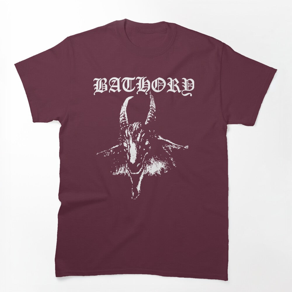 Bathory Band Goat Black Metal Shirt