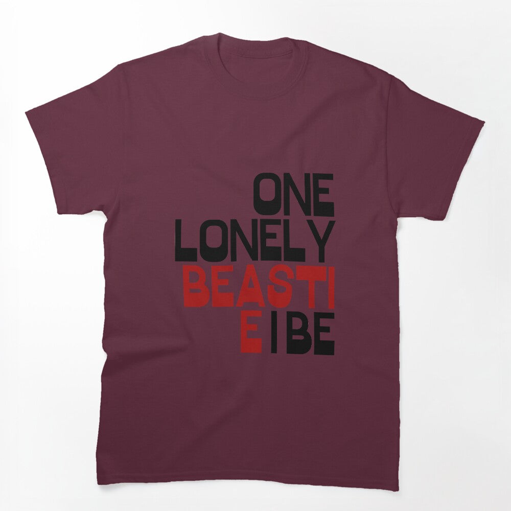 One Lonely Beastie I Be- Rap Lyrics Shirt