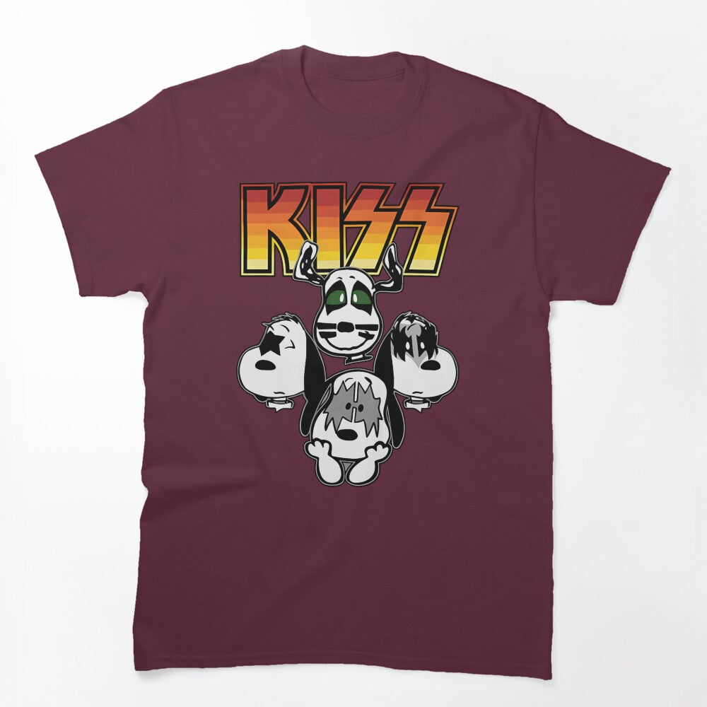 Snoopy K-i-s-s Rock Band Shirt