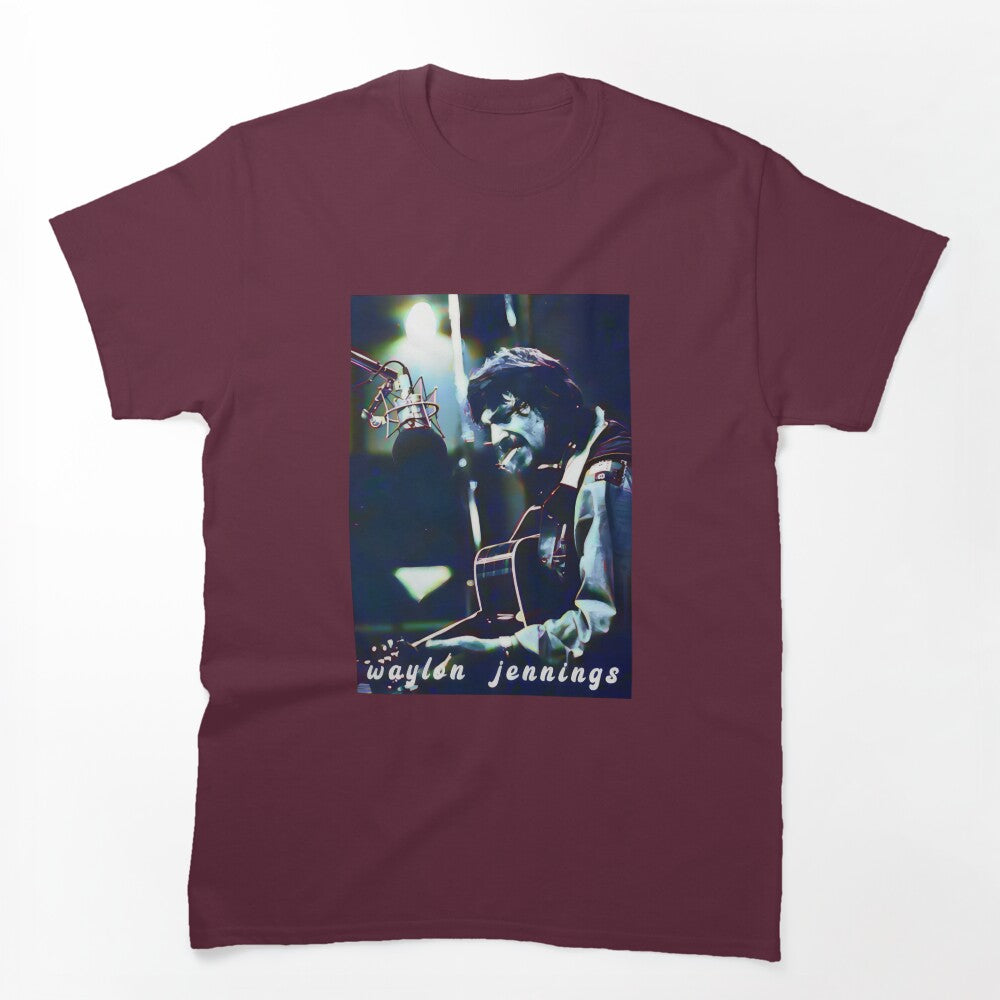 Waylon Jennings - Vintage 7 414 Shirt