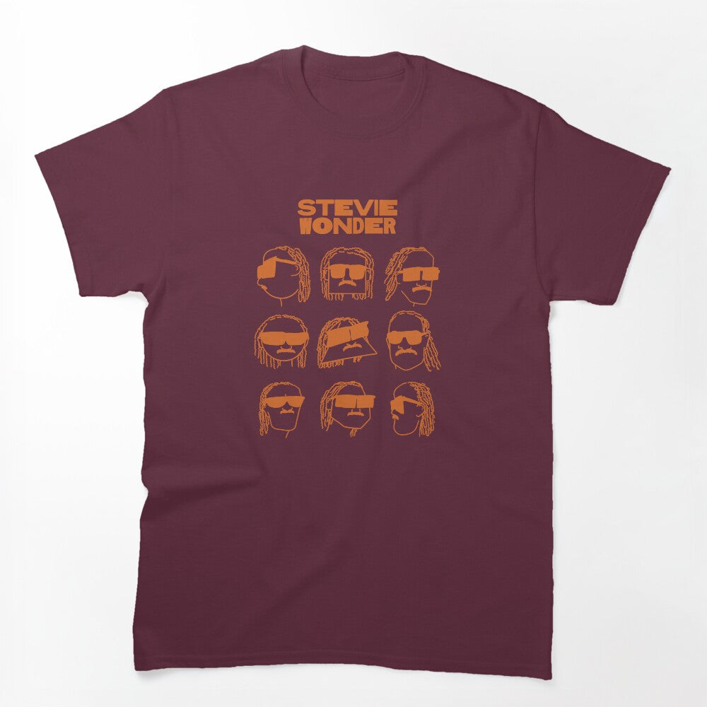 Pattern Face Silhouette Pop Art Shirt