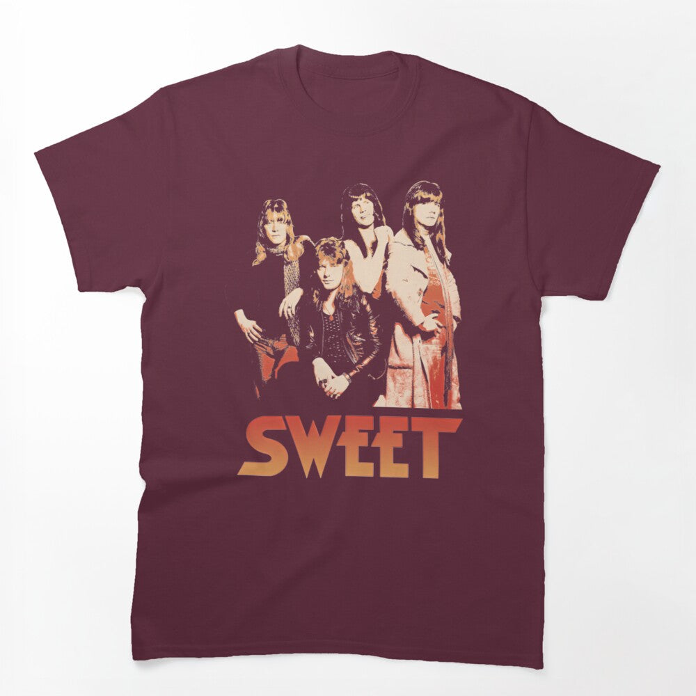 Four Long Haired Rock Musicians Posing Together Shirt