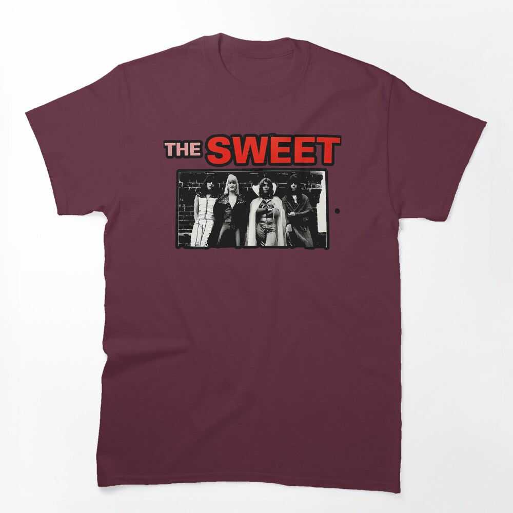70s Glam Rock Band Emblem Shirt