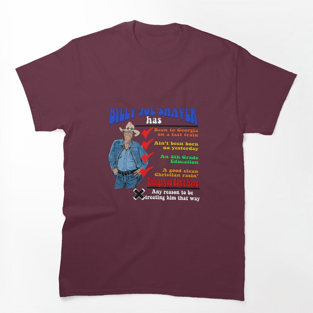 Billy Joe Shaver Has Shirt