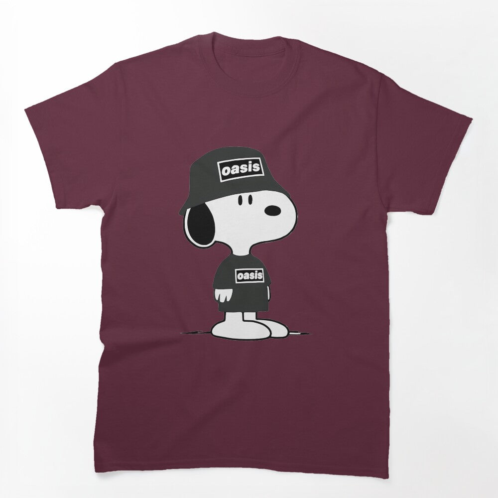 Snoopy O A S I S Band Shirt