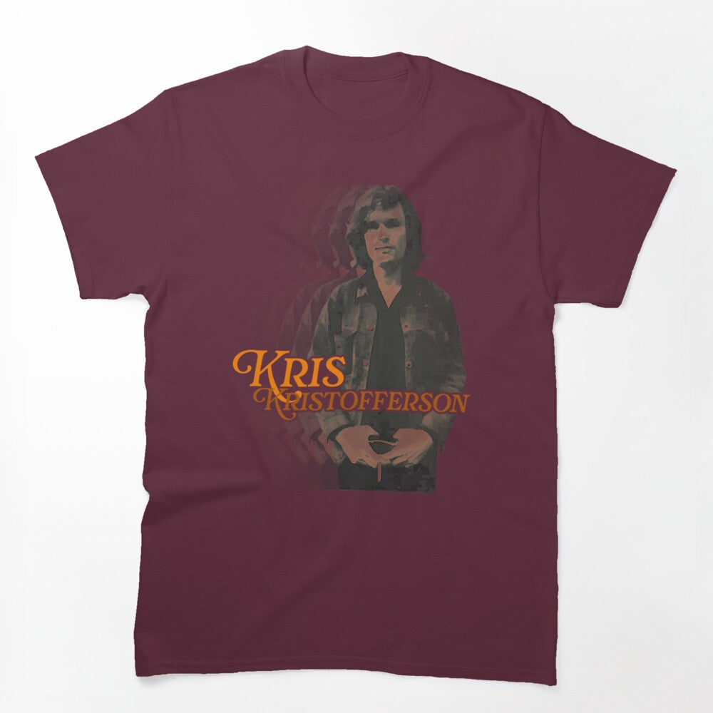 Layered Portrait Illustration Above Shirt