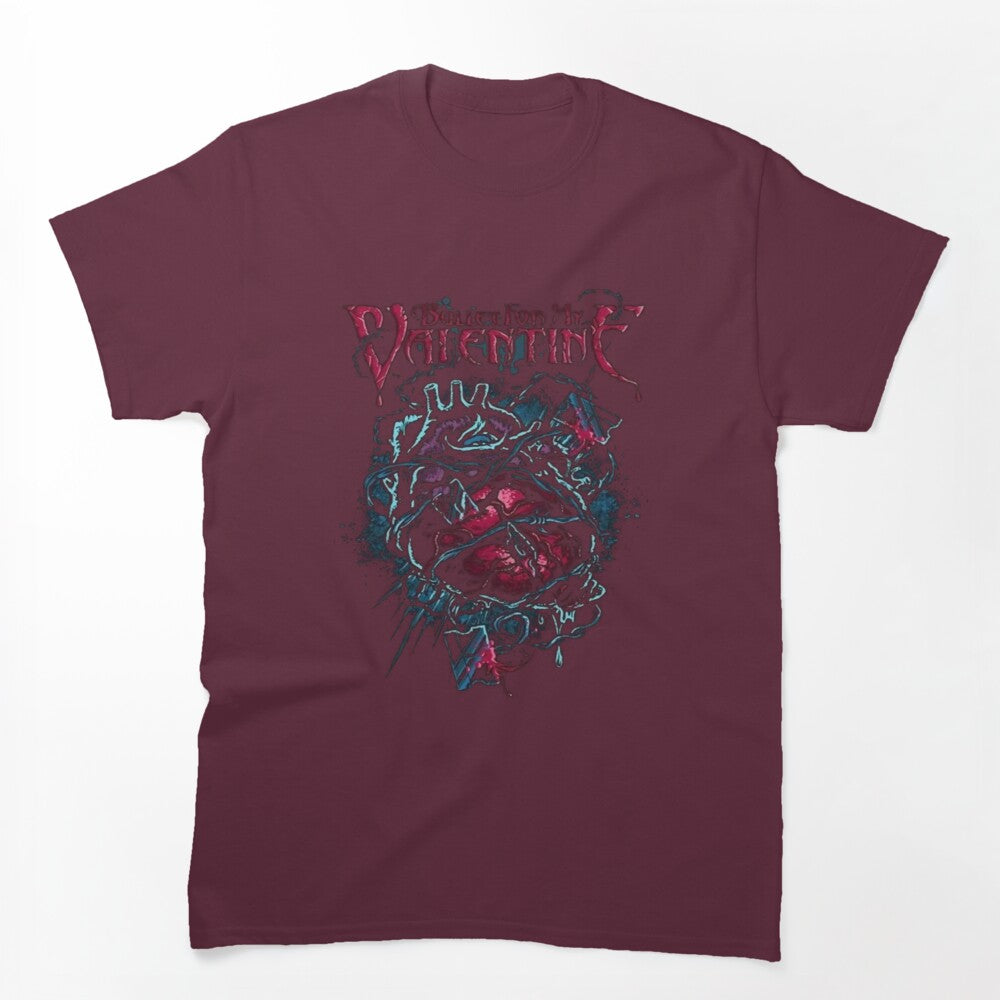 Music Vintage Retro Bullet For My Valentine Skull Red Eyes Love You Shirt
