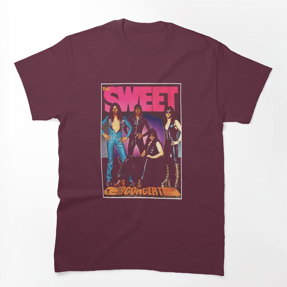 The Sweet Vintage Glam Rock Band Shirt