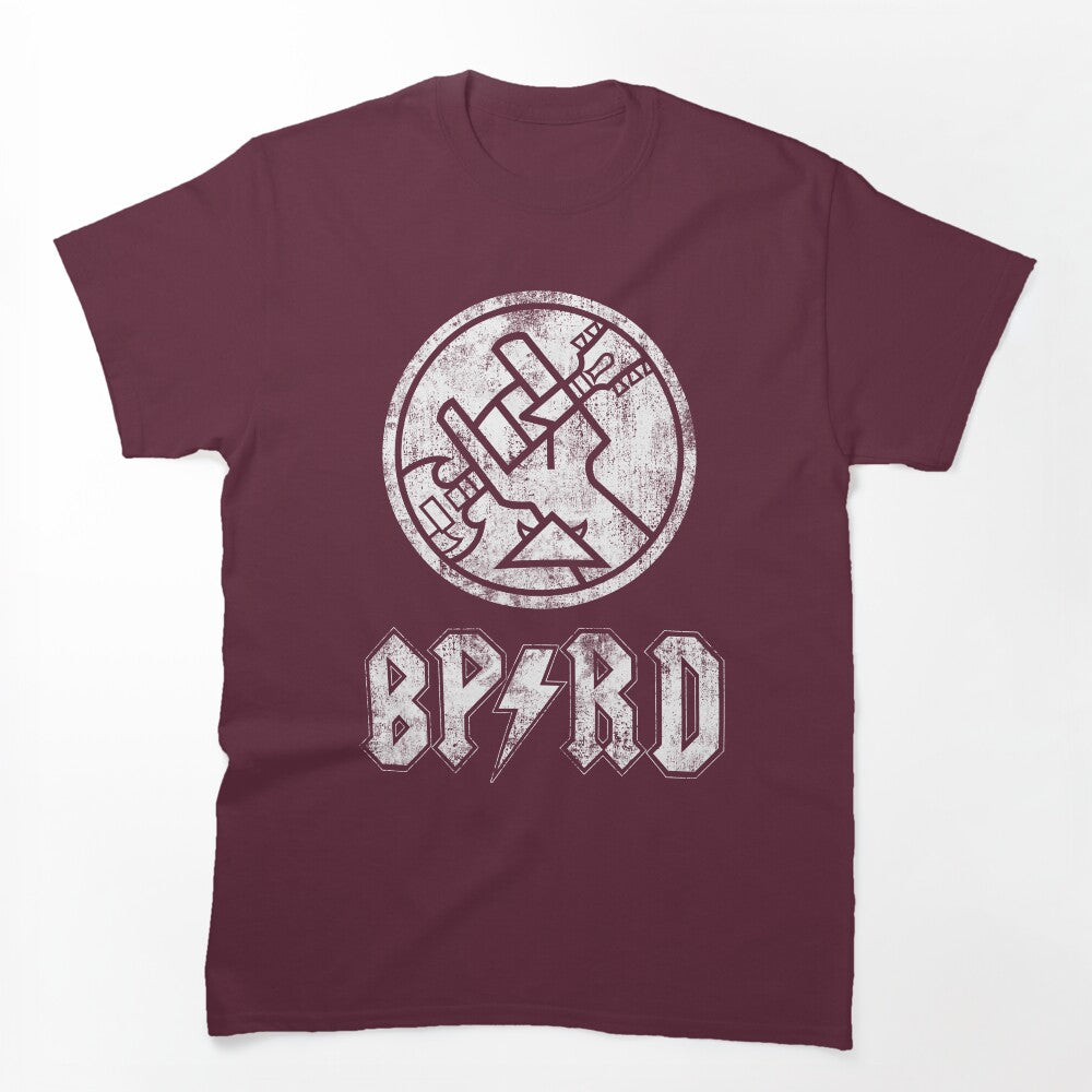 Bprd Rock Band White Version Shirt