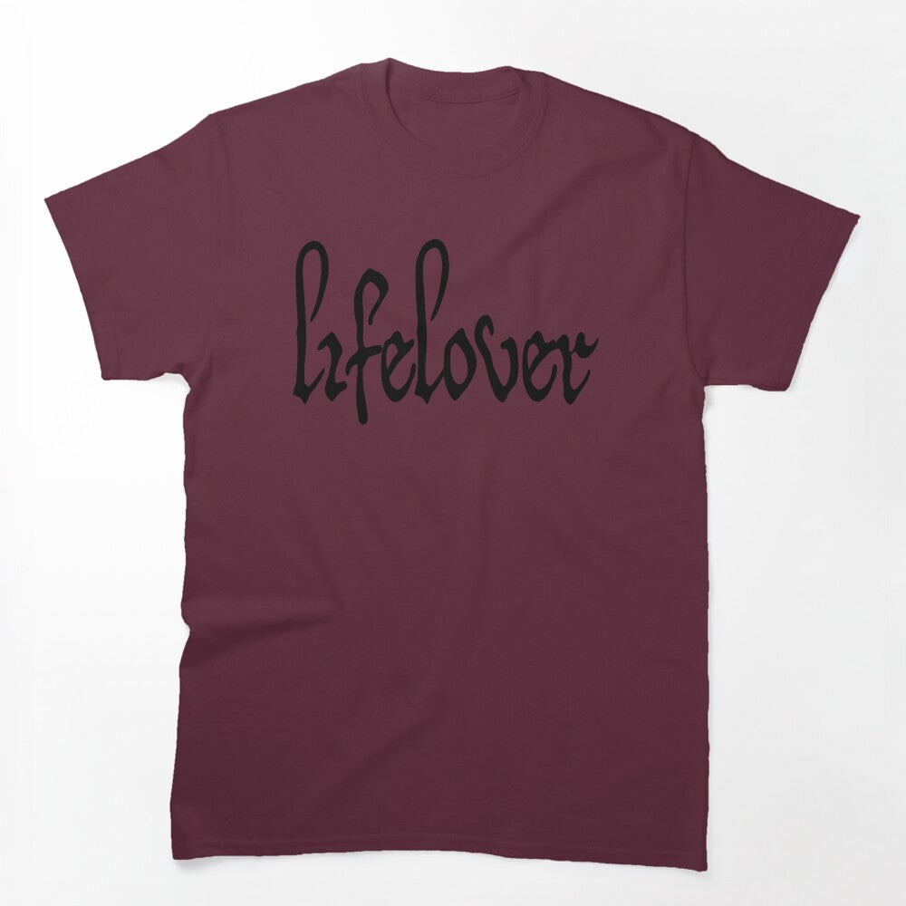 Lifelover Black Solid Logo Shirt