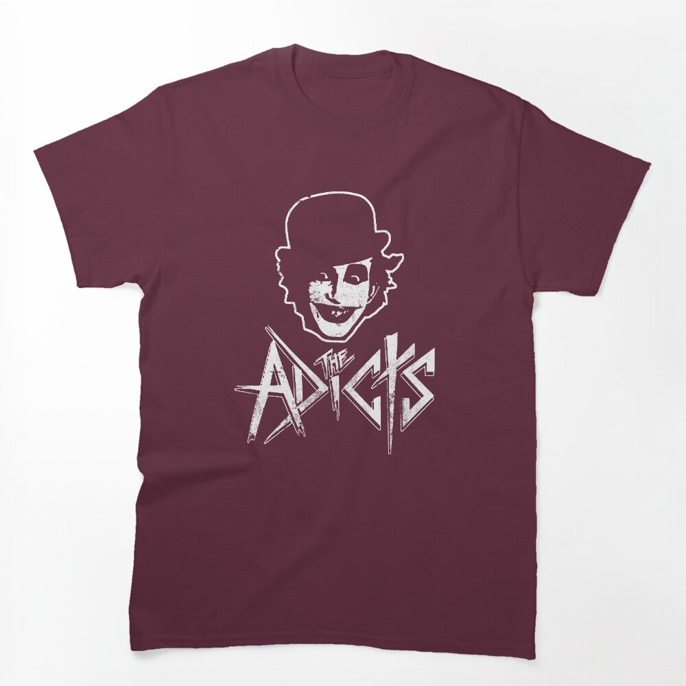 The Adicts Hardcore Metal Punk Concert Shirt