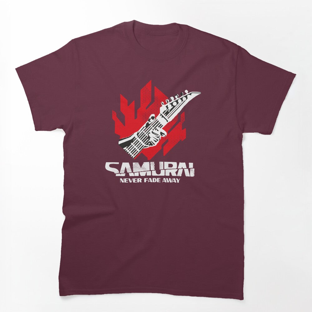 Samurai Rock Band Nerver Fade Away Shirt
