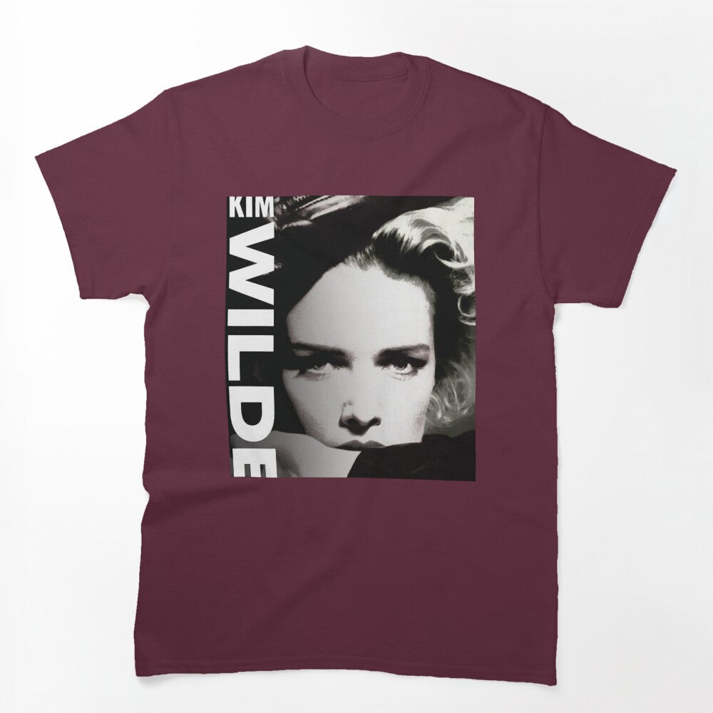Black And White Kim Wilde Racerback Shirt