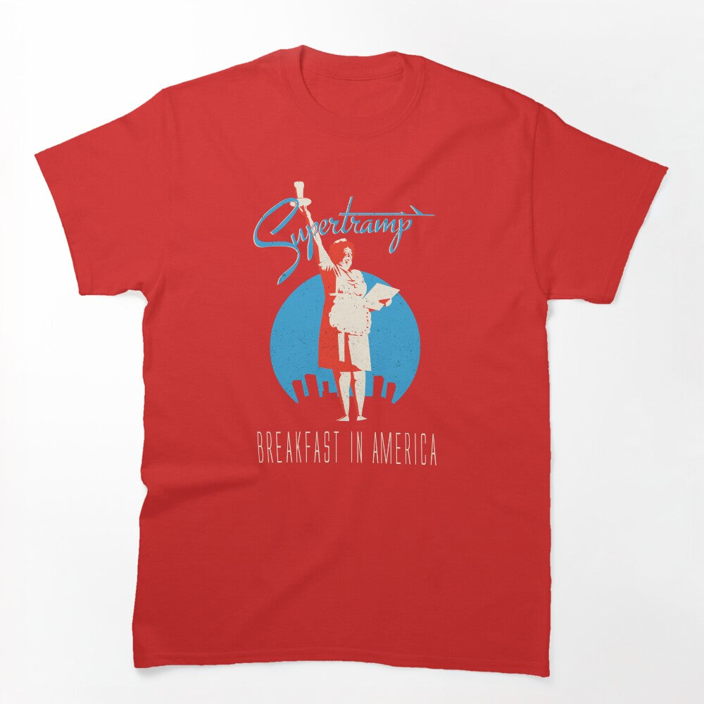 Supertramp Breakfast In America Dark Shirt