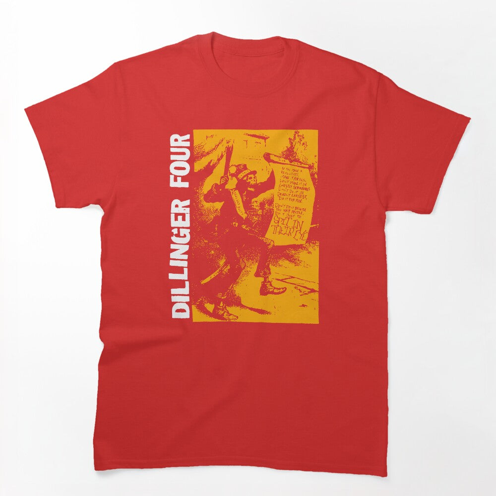 Yellow Silhouette Melodic Hardcore Band Shirt