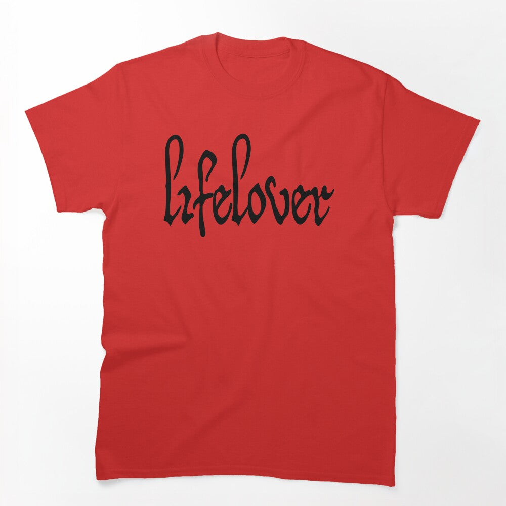 Lifelover Black Solid Logo Shirt