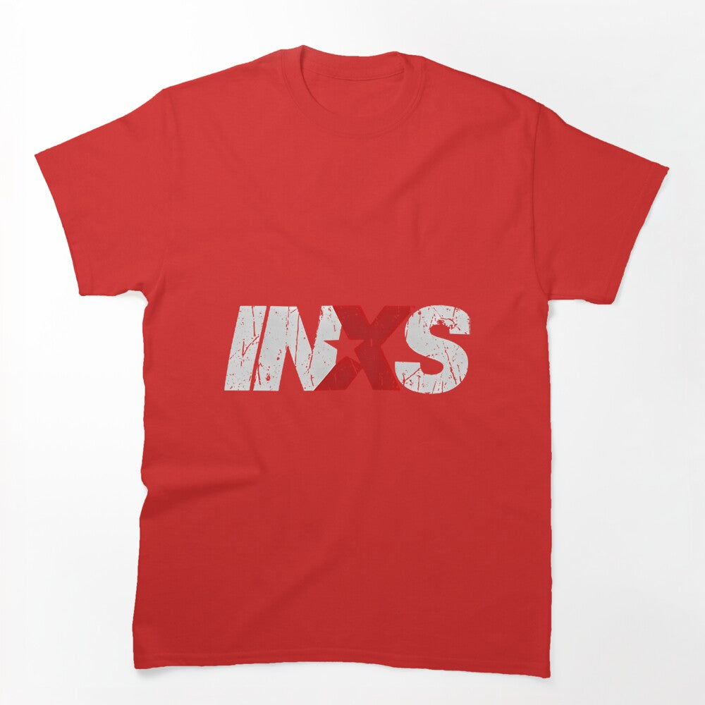 Inxs Logo Vintage Illustration Shirt
