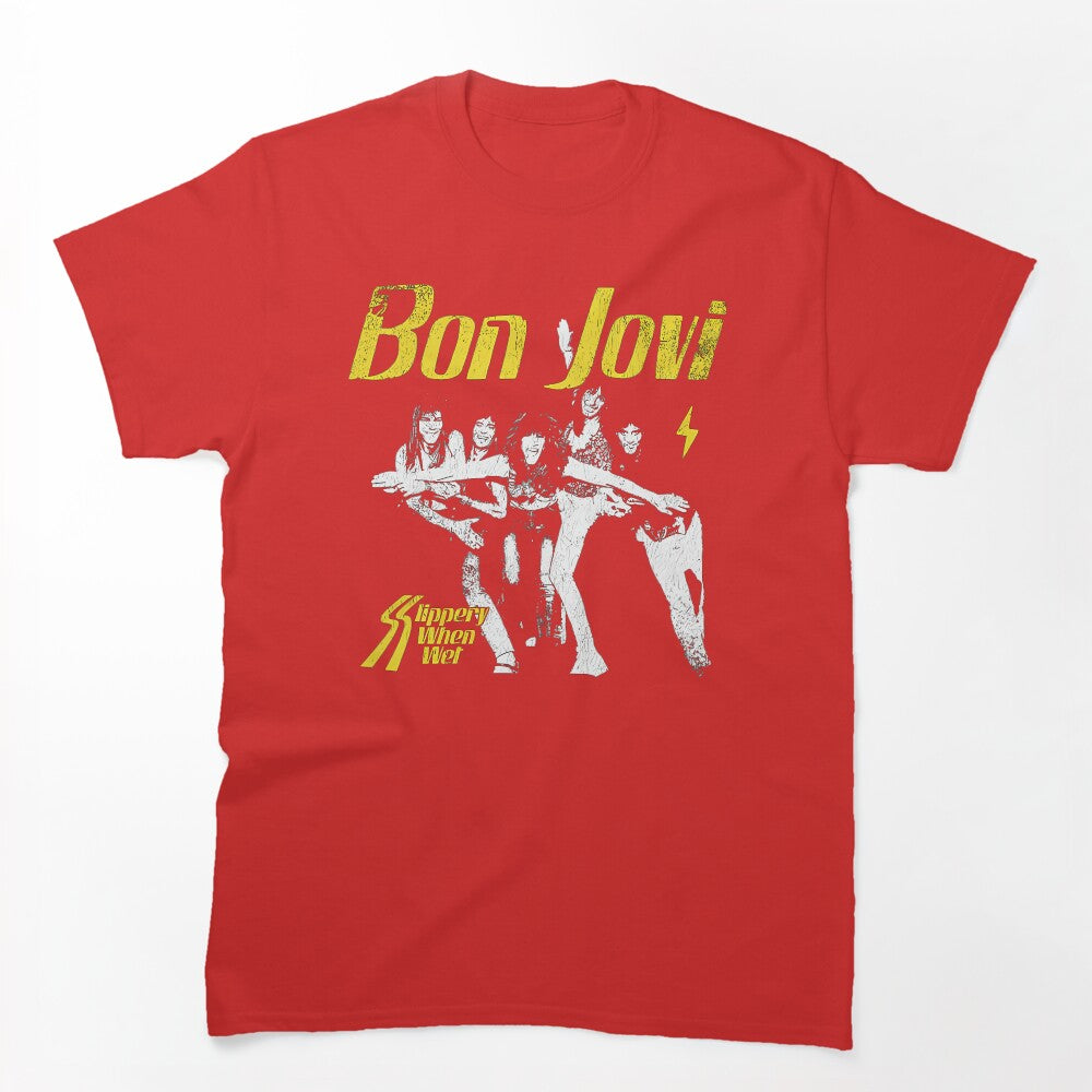Iconic 80s Glam Metal Band D Shirt