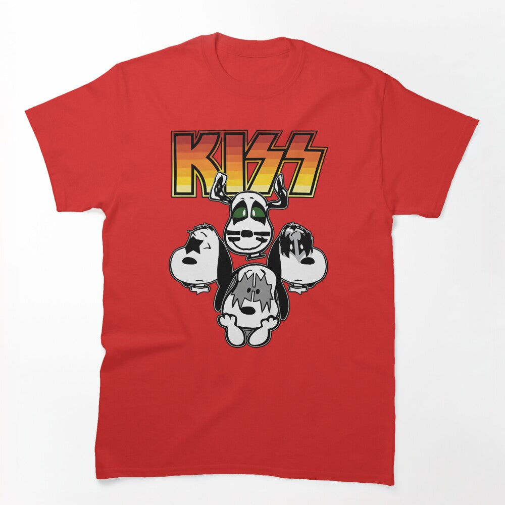 Snoopy K-i-s-s Rock Band Shirt