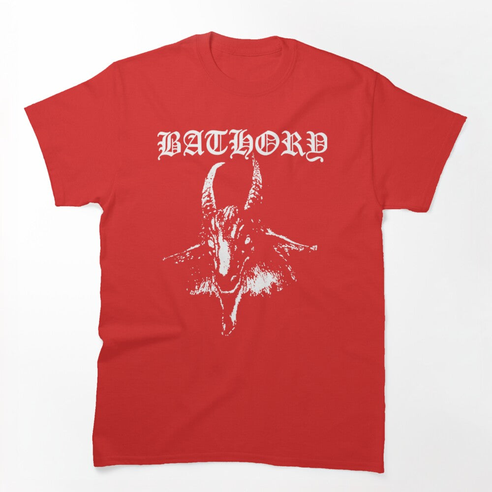 Bathory Band Goat Black Metal Shirt