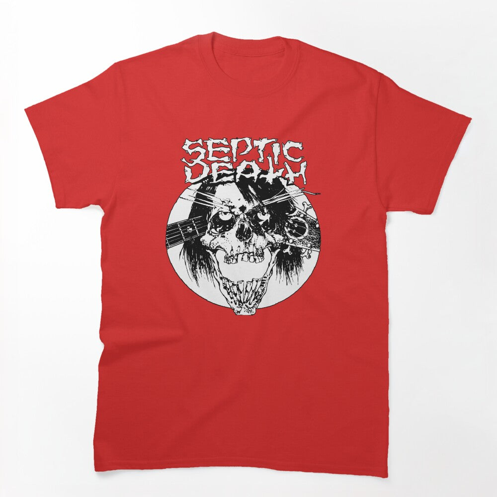 Pushead Septic Death Skull Screeching Deafness Shirt