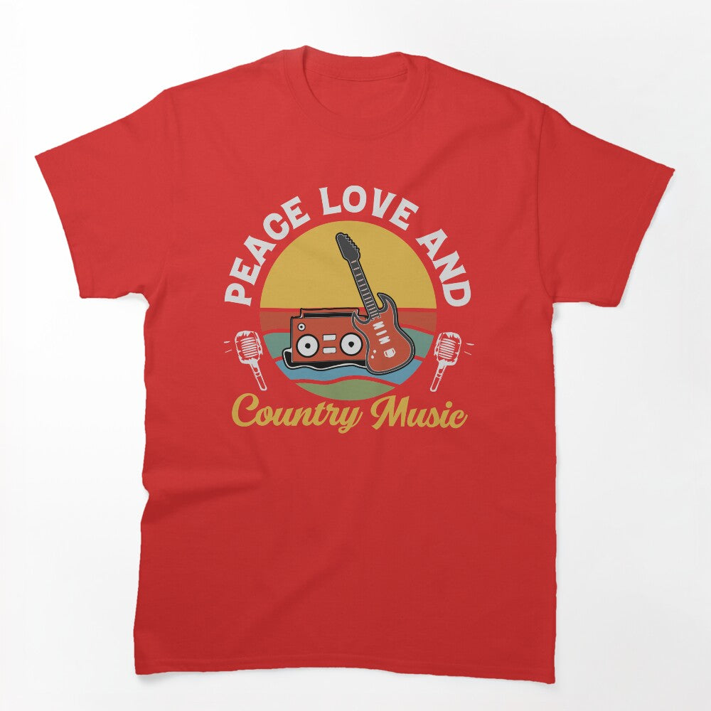 PEACE LOVE AND COUNTRY MUSIC COLLECTION Shirt