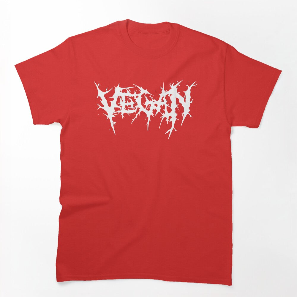 VEGAN Death Metal Style Logo Shirt