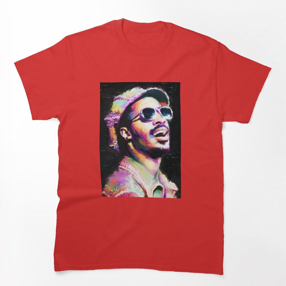 Stevie Wonder Abstract Colorful Pop Art Stevie Wonder_ Shirt