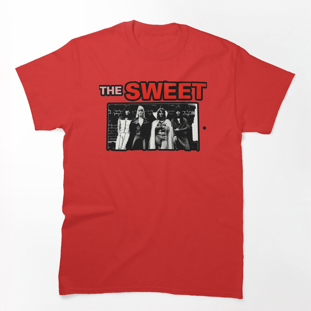70s Glam Rock Band Emblem Shirt