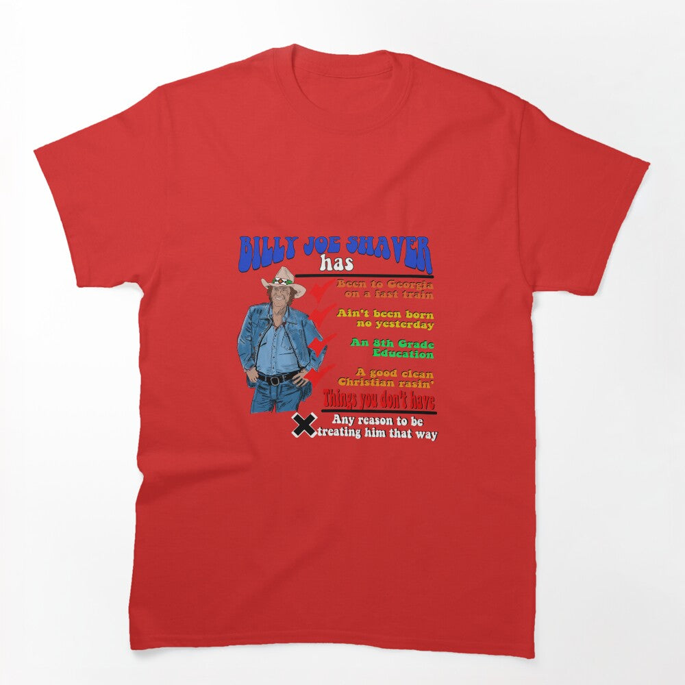 Billy Joe Shaver Has Shirt