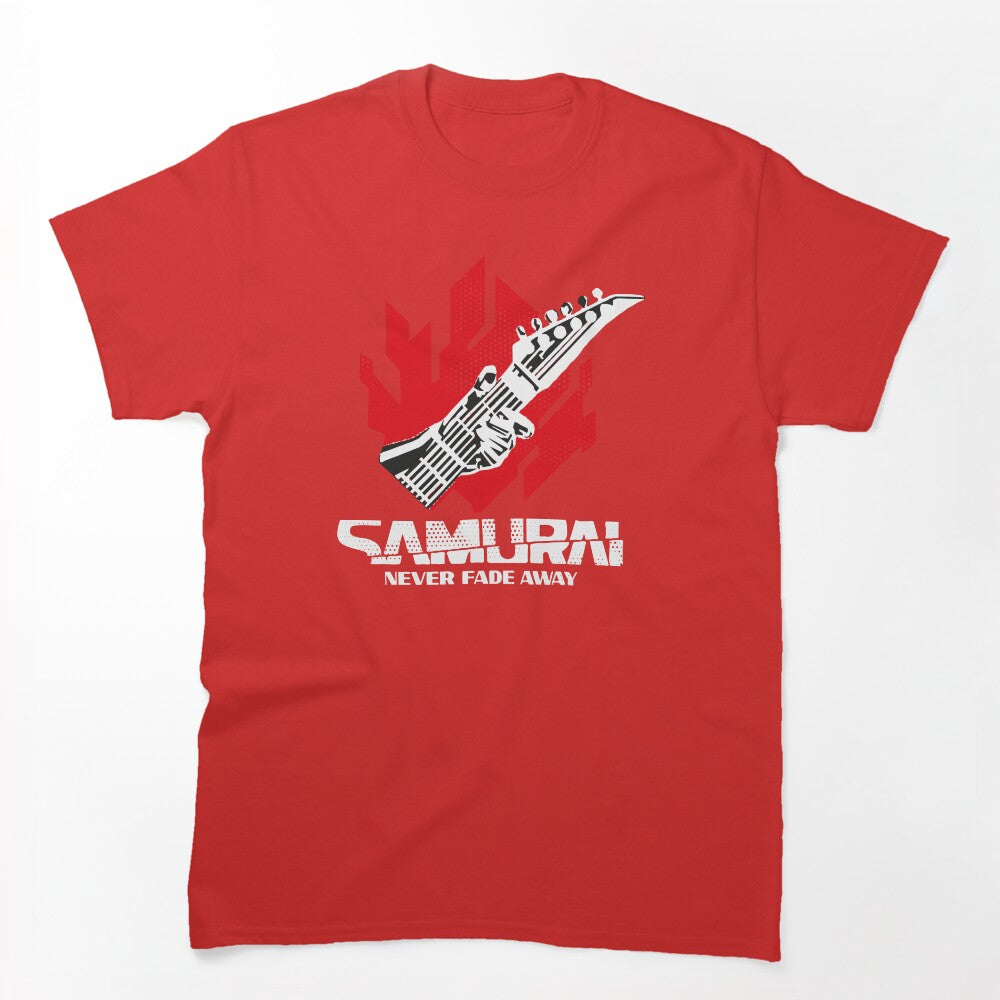 Samurai Rock Band Nerver Fade Away Shirt