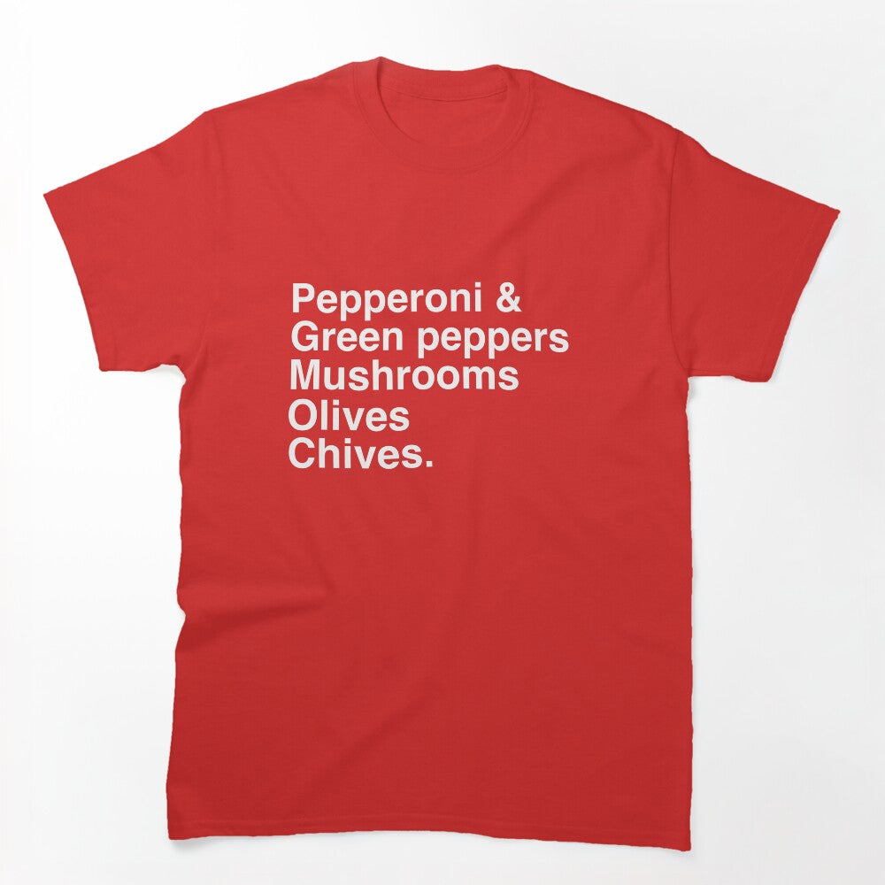Pepperoni And Green Peppers Shirt