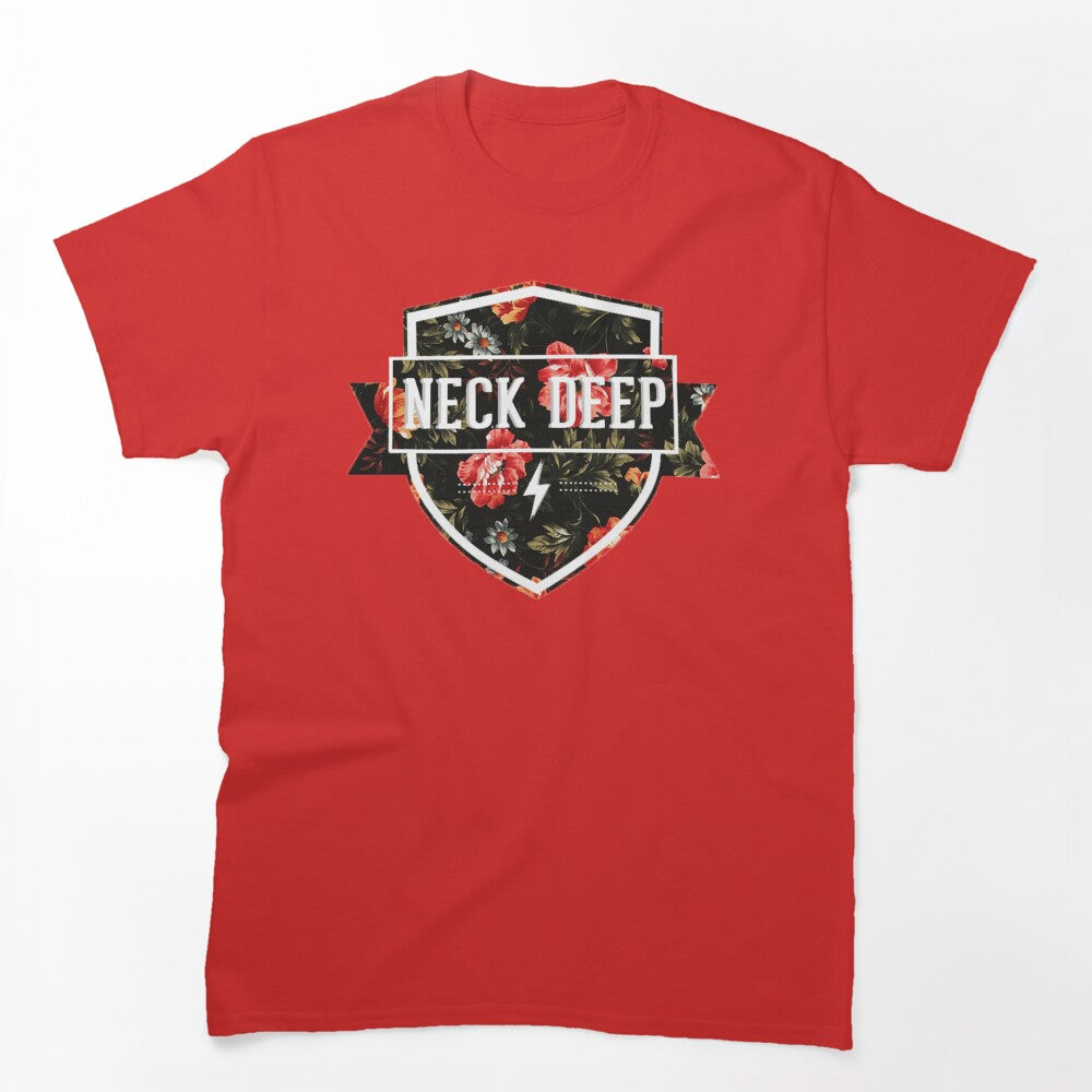 Neck Deep Floral Logo Shirt